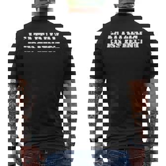 Eat Italian Kiss French Sarcastic Sayings Men's Back Print T-Shirt - Monsterry