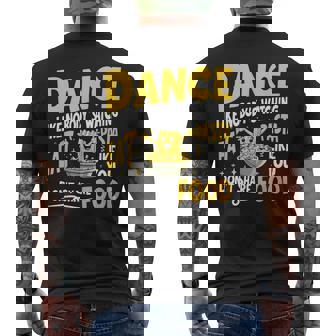 Eat Pasta Like You Don’t Share Food Pasta Party Men's Back Print T-Shirt - Monsterry