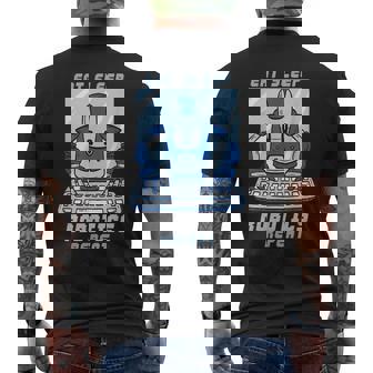 Eat Sleep Robotics Repeat AI Robot Engineering Engineer Men's Back Print T-Shirt - Monsterry