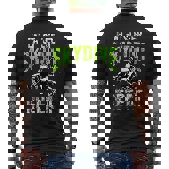 Eat Sleep Skydive Repeat Camiseta Hombre Estampado Espalda - Regaloses
