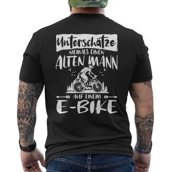 Ebike Mountain Bike Bicycle Accessories E-Bike T-Shirt mit Rückendruck - Geschenkecke