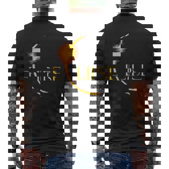 Eclipse Solar 8 De Abril De 2024 Eclipse Astronomía Camiseta Hombre Estampado Espalda - Regaloses