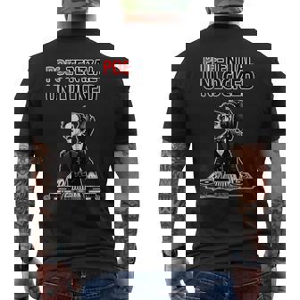 Edgar Allan Poe Dj Humor Literario Poe-Tential Unlocked Sin Mangas Camiseta Hombre Estampado Espalda - Regaloses