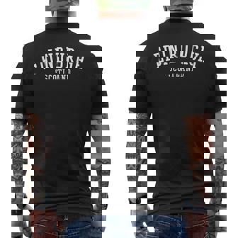 Edimburgo Escocia Souvenir Deiaje Ciudad Popular Camiseta Hombre Estampado Espalda - Regaloses