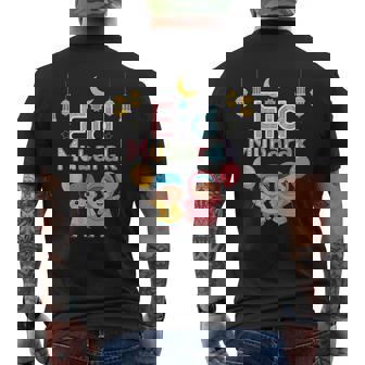 Eid Mubarak Celebración Niños Globos Festivos Alegría Camiseta Hombre Estampado Espalda - Regaloses