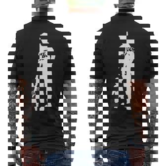 El Jefe Elerdadero Jefe Padre Hijo Pareja Mira El Día Camiseta Hombre Estampado Espalda - Regaloses