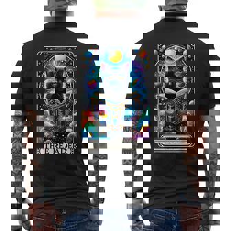 El Lector Tarot Card Cat Libros Amantes Camiseta Hombre Estampado Espalda - Regaloses