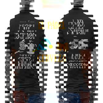 El Pádel Es Mi Pasión La Cerveza Mi Recompensa Camiseta Hombre Estampado Espalda - Regaloses
