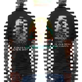 El Squatcho Vintage Bigfoot Western Mexican Sasquatch Men's T-shirt Back Print - Thegiftio