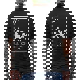 The Element Of Endearment Men's Back Print T-Shirt - Monsterry