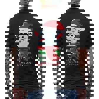 Elf Esteem Christmas Festive Seasonal Men's Back Print T-Shirt - Monsterry