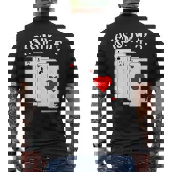 Embrasser Mes A Joueur De Poker Jetons De Poker Cadeau T-shirt imprimé au dos - Cadeauxyz