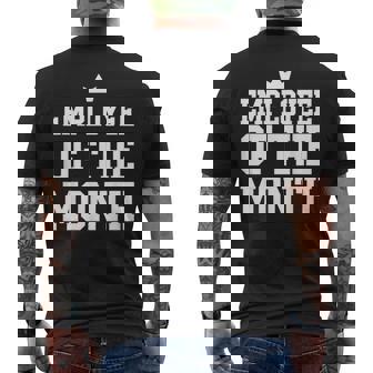 Employee Of Month Winner Crown Award Men's T-shirt Back Print | Mazezy