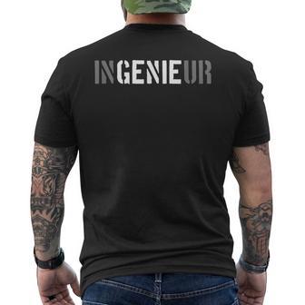 Engineur Genie Economy Engineer Mechanical Engineering Study T-Shirt mit Rückendruck - Geschenkecke