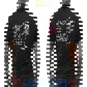 Enjoy The Lillet Things Fan Summer Cocktail Drink Wildberry T-Shirt mit Rückendruck - Geschenkecke