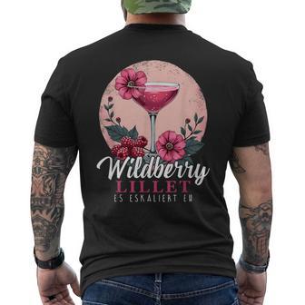 Es Eskaliert Eh Sommer Cocktail Party Wildberry Lillet Damen T-Shirt mit Rückendruck - Geschenkecke