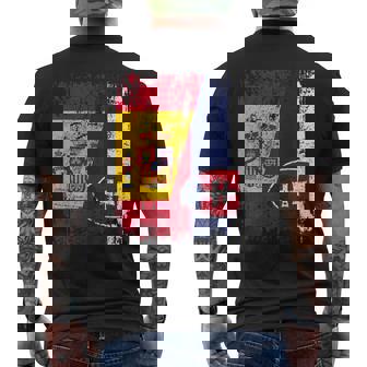 Eslovaquia España Bandera De La Amistad Eslovaca Camiseta Hombre Estampado Espalda - Regaloses