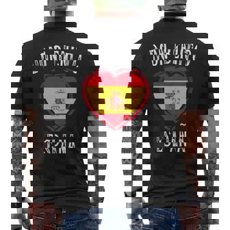 España Flag Heart Don Benito City Sin Mangas Camiseta Hombre Estampado Espalda - Regaloses