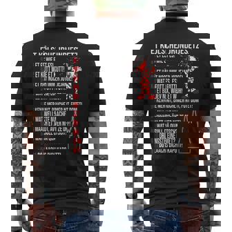 Et Kölsche Jrundjesetz Cologne Basic Law Cologne Alaaf T-Shirt mit Rückendruck - Geschenkecke