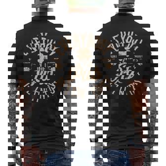 Everybody In The Pub Getting Tipsy St Patrick's Day Men's T-shirt Back Print | Mazezy