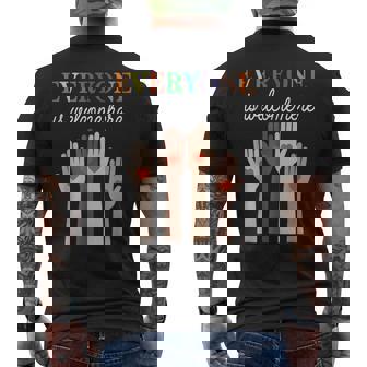 Everyone Is Welcome Here Idaho Men's T-shirt Back Print | Mazezy