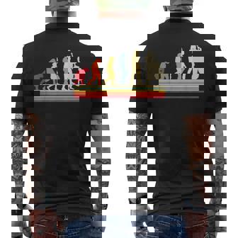Evolución Del Hombre Contrabajo Música Retrointage Bajista Camiseta Hombre Estampado Espalda - Regaloses