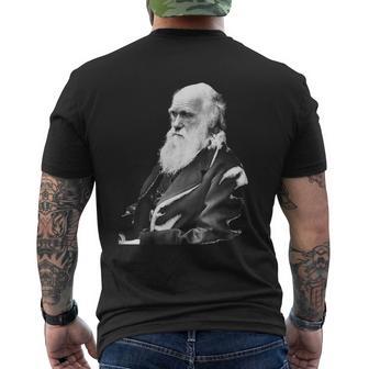Evolution Charles Darwin Foto Divertida Diseñointage Camiseta Hombre Estampado Espalda - Regaloses