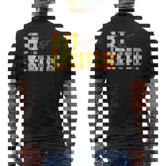 Get Excited Stone Senku Science Men's T-shirt Back Print - Seseable