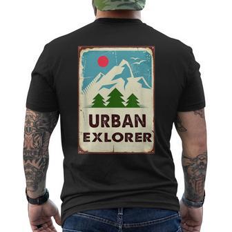 Explorateur Urbain T-shirt imprimé au dos - Cadeauxyz