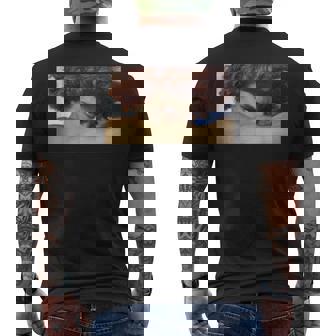 Fallen Angel Alexandre Cabanel Renaissance Aesthetic Art Men's Back Print T-Shirt - Monsterry