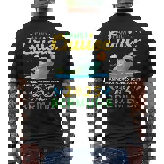 Family Cruise 2025 Bermuda Making Memories Together Travel Men's T-shirt Back Print | Mazezy