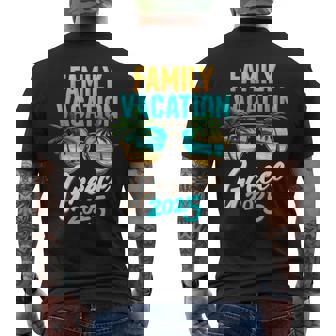 Family Holiday Squad Trip Group Family Holiday Greece 2025 S T-Shirt mit Rückendruck - Geschenkecke