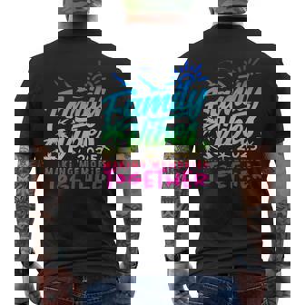 Family Vacation 2025 Beach Matching Family Summer Vacation Men's T-shirt Back Print - Seseable