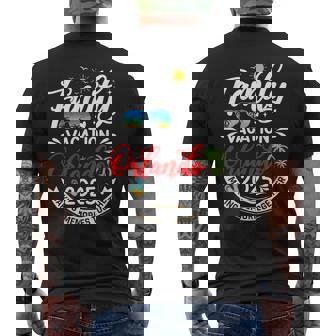 Family Vacation Orlando 2025 Matching Vacation 2025 Men's T-shirt Back Print | Mazezy