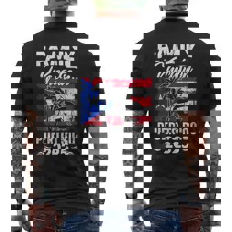 Family Vacation Puerto Rico 2025 Beach Summer Vacation Men's T-shirt Back Print | Mazezy