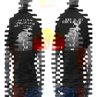Family Vacation Trip Cool Matching Group Beach Holiday Men's Back Print T-Shirt - Monsterry