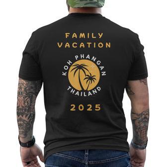 Familyacation 2025 Koh Phangan Thailand T-Shirt mit Rückendruck - Geschenkecke