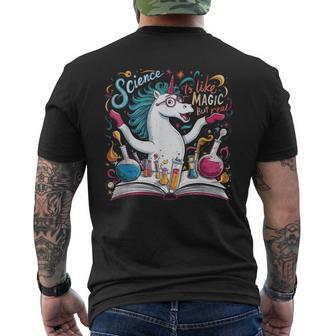 Fantastic Science It's Like Magic But Real T-Shirt mit Rückendruck - Geschenkecke