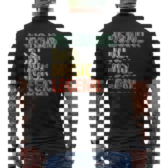 Father's Day Shirt Husband Dad Music Legend Men's Back Print T-Shirt - Monsterry