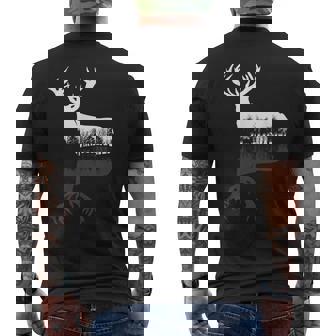Faune Arbres Plein Air Animal Nature Forêt Cerf T-shirt imprimé au dos - Cadeauxyz