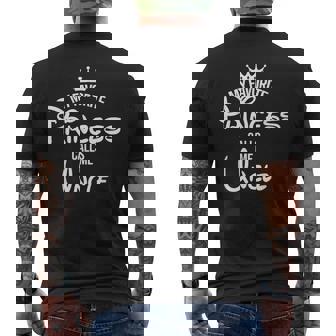 My Favorite Princess Calls Me Uncle Daddy Fathers Day Men's Back Print T-Shirt - Monsterry