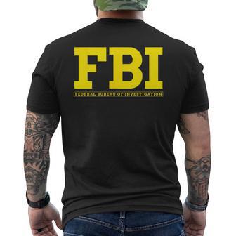 Fbi Federal Office For Investigation Officers 2-Sided T-Shirt mit Rückendruck - Geschenkecke