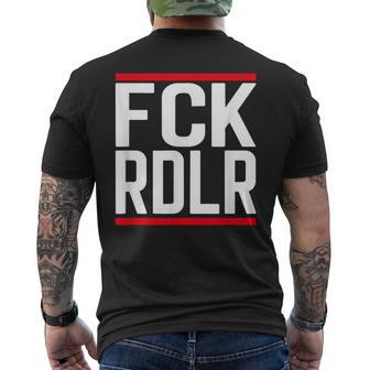 Fck Rdlr Anti Radler Saying And Statement Party S T-Shirt mit Rückendruck - Geschenkecke