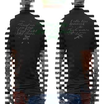 Feeling Lucky Might Blackout St Patrick's Day Men's T-shirt Back Print - Monsterry