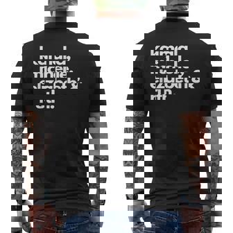 Feminist Political Icon Kamala Michelle RBG Elizabeth Men's Back Print T-Shirt - Monsterry