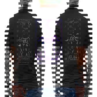 In My Feral Era Racoons Howling At The Moon Racoons Tarot Men's Back Print T-Shirt - Monsterry