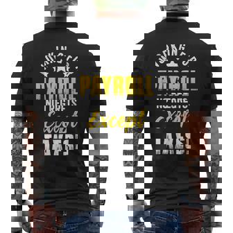 Feuille De Temps Amusante Des Ressources Humaines Finances Ressources Humaines Paie T-shirt imprimé au dos - Cadeauxyz