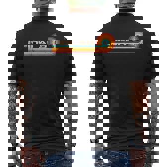 Fidlar Retro Stripes Musician Vintage Men's T-shirt Back Print - Seseable