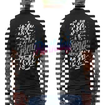 Fiesta De Cumpleaños Hola Soy Yo Soy La Cumpleañera Camiseta Hombre Estampado Espalda - Regaloses