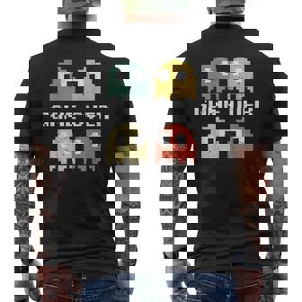 Fiesta De Cumpleaños Retro De Arcade Ghost De Los 80 Camiseta Hombre Estampado Espalda - Regaloses